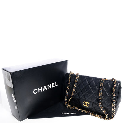 Chanel Caviar Jumbo Flap Black 5 of 9