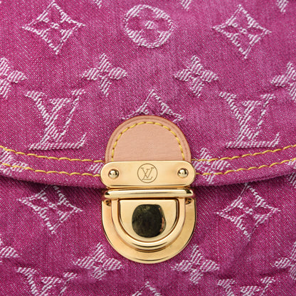 Louis Vuitton Monogram Denim Mini Pleaty Fuchsia 10 of 10