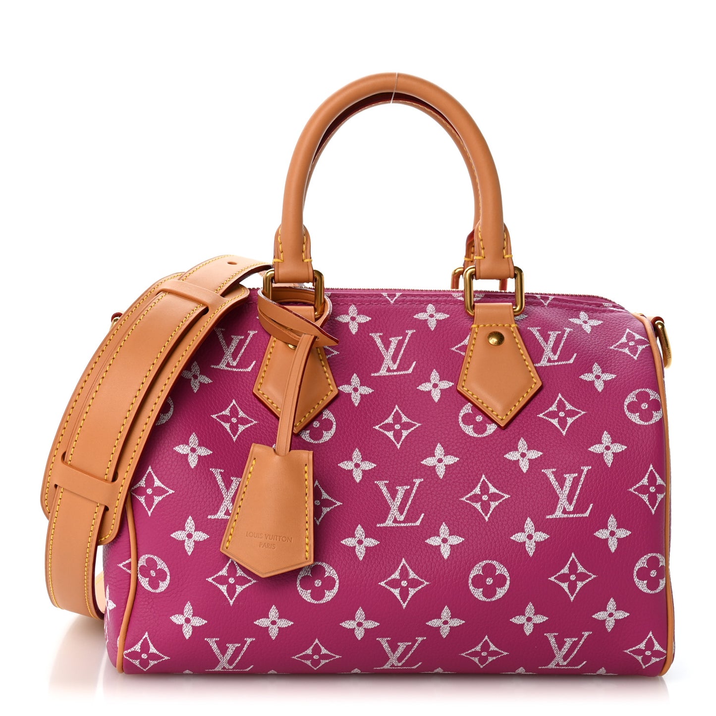 Calfskin Monogram Speedy P9 Bandouliere 25 Agate