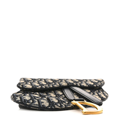 Christian Dior Oblique Saddle Belt Pouch Blue 4 of 10