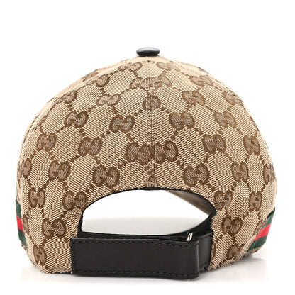 Gucci Monogram Web Baseball Hat M Beige Cocoa 5 of 9