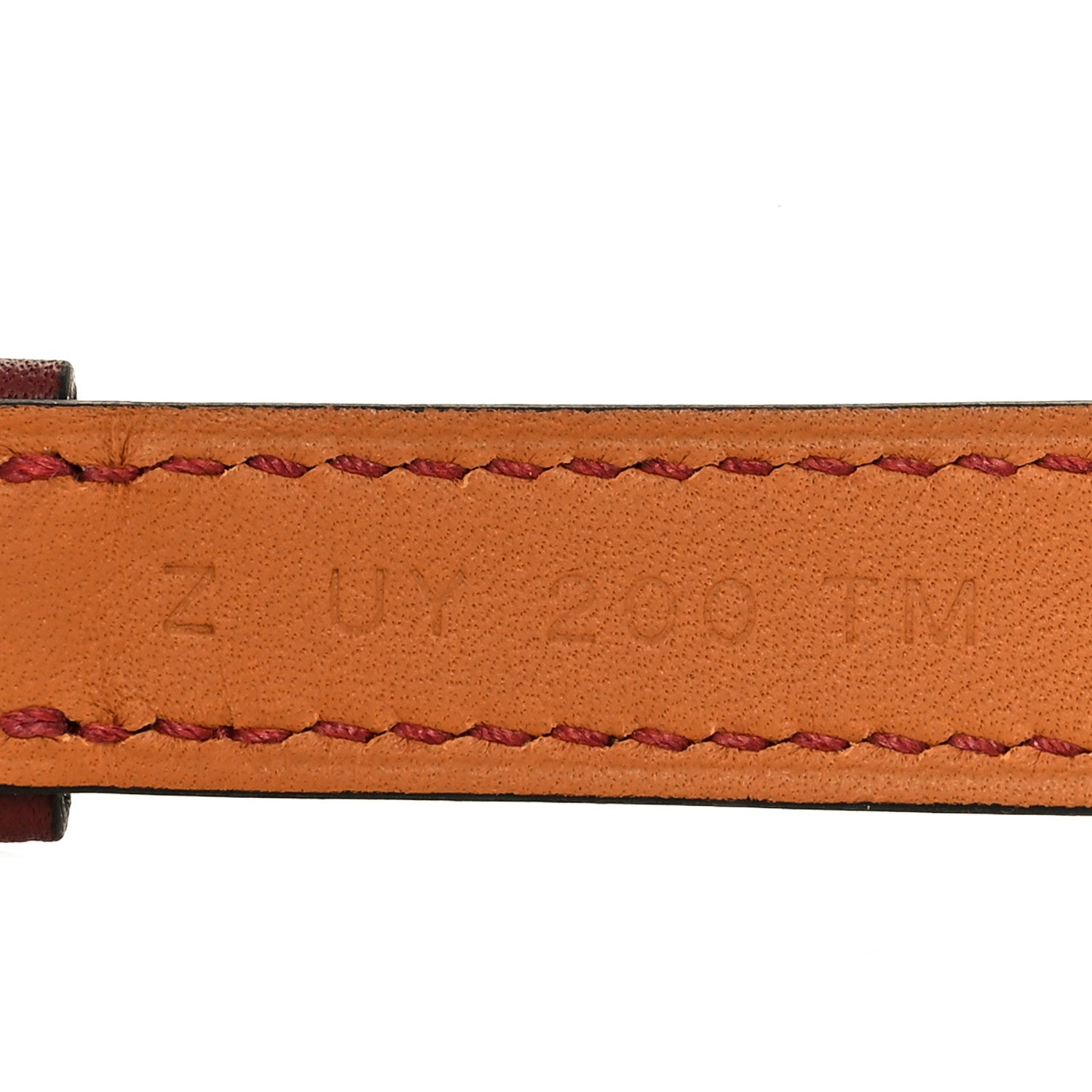Hermes Swift 41mm Apple Watch Attelage Double Tour Band Rouge H 3 of 4
