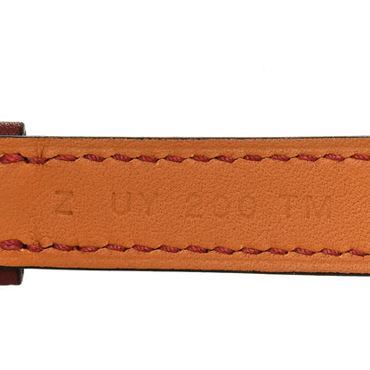 Hermes Swift 41mm Apple Watch Attelage Double Tour Band Rouge H 3 of 4