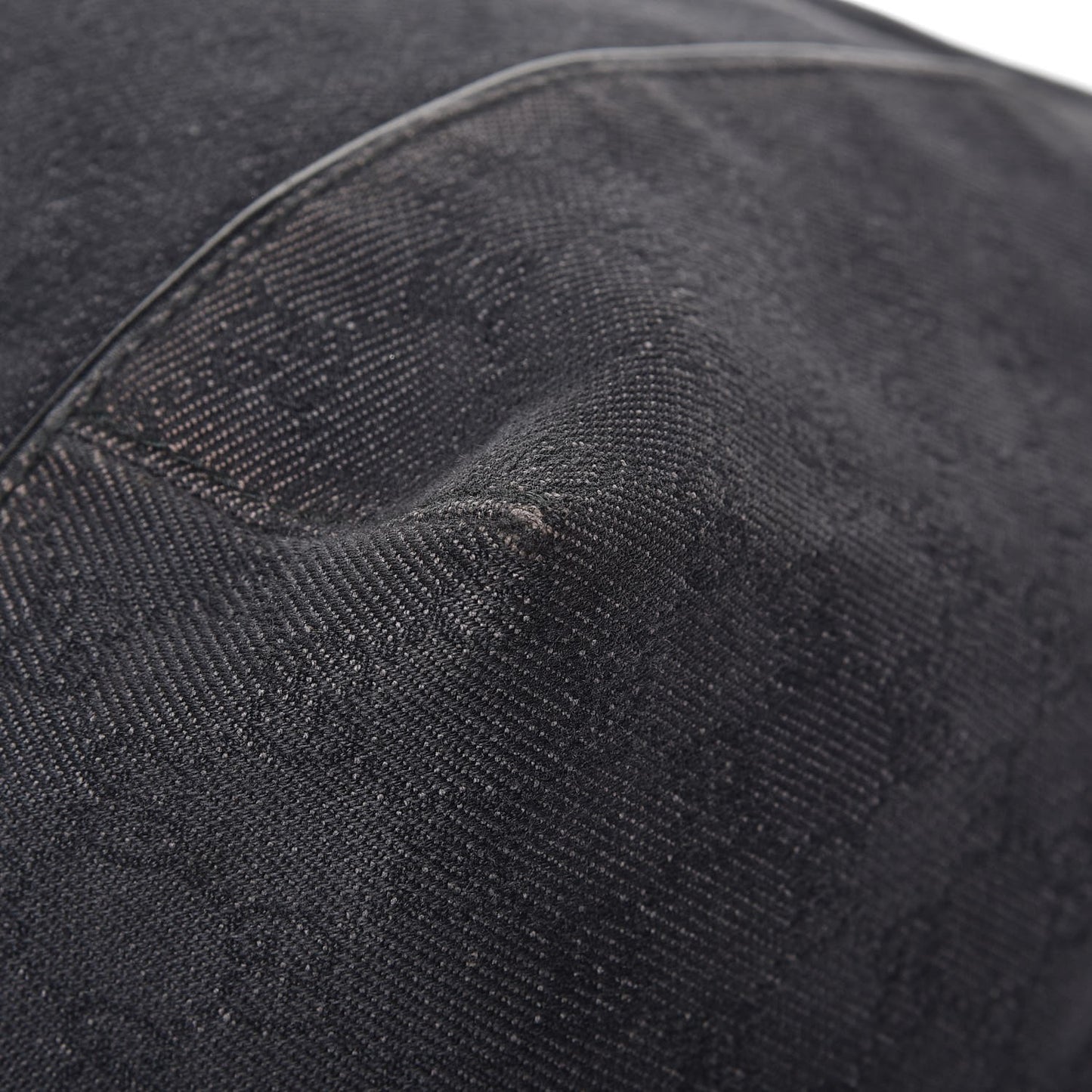 Denim Monogram Hobo Black