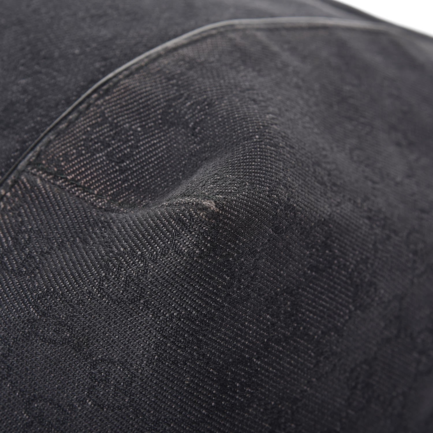 Gucci Denim Monogram Hobo Black 18 of 25