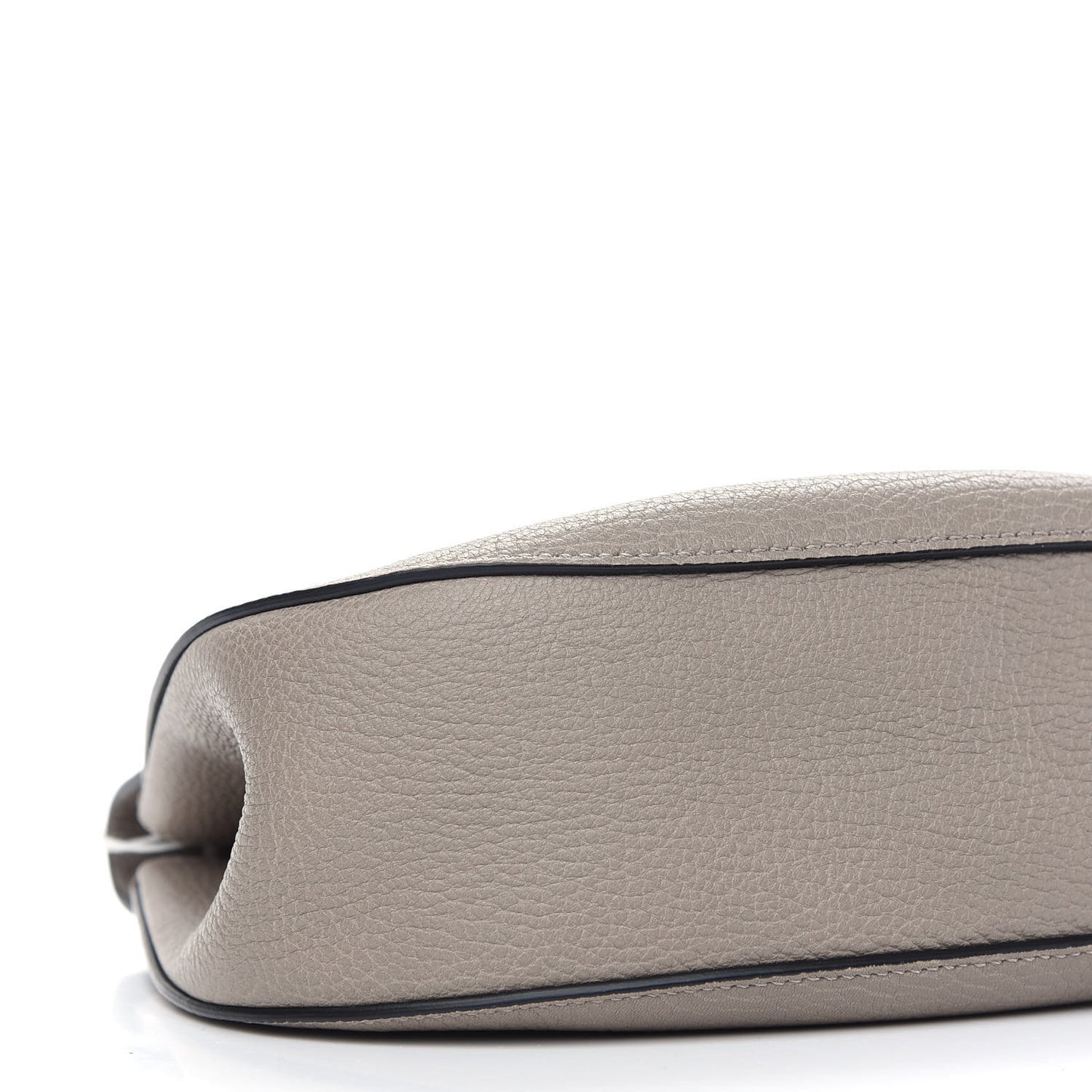 Grained Lambskin Drew Shoulder Bag Motty Grey