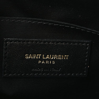 Saint Laurent Calfskin Matelasse Monogram Lou Camera Bag Taupe 6 of 9