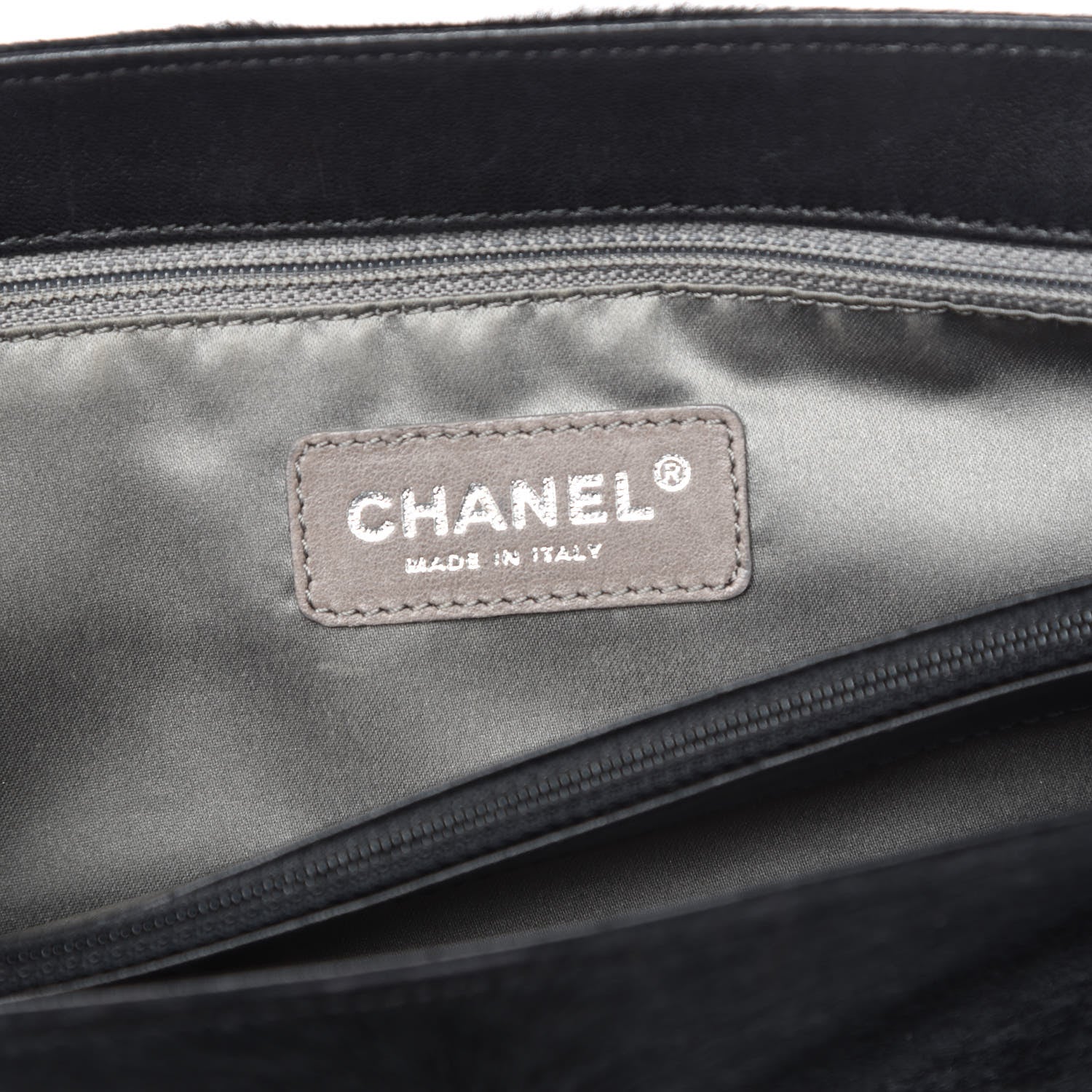 Chanel Pony Hair Sharpei Flap Black 6 of 11