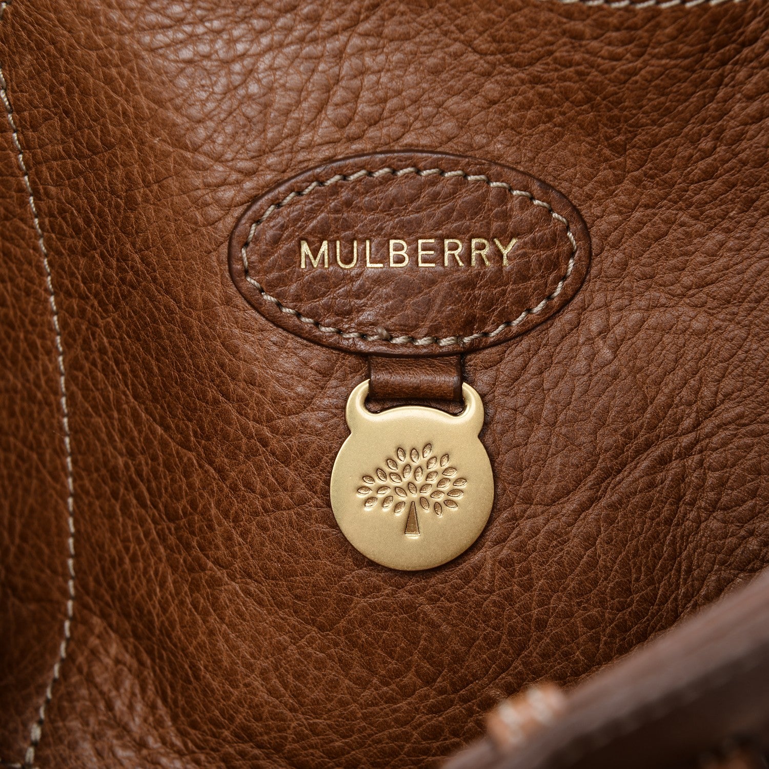 Mulberry Natural Leather Bayswater Oak 6 of 8