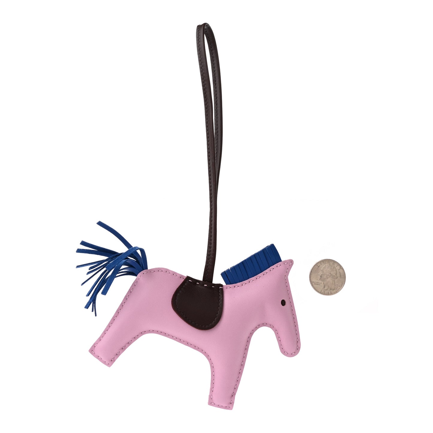 Milo Lambskin Grigri Rodeo Horse Bag Charm MM Mauve Sylvestre Bleu France Rouge Sellier