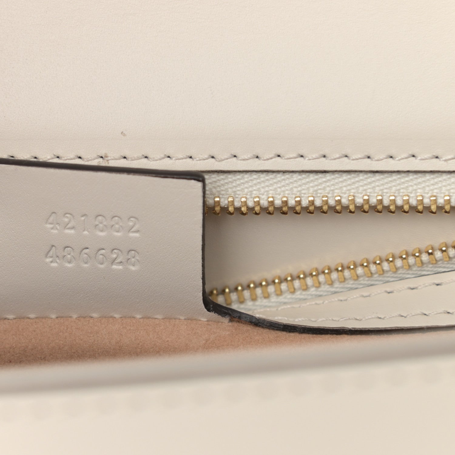 Gucci Calfskin Small Sylvie Shoulder Bag Off White 7 of 20