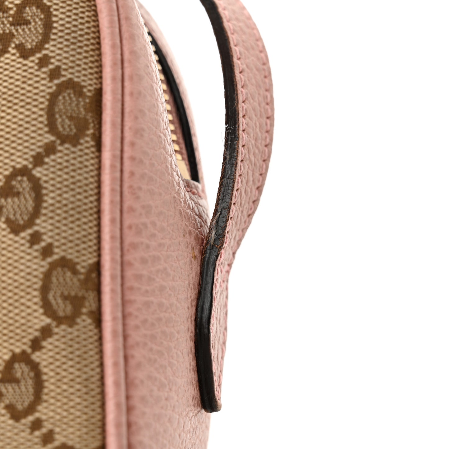 Monogram Mini Bree Messenger Bag Beige Soft Pink