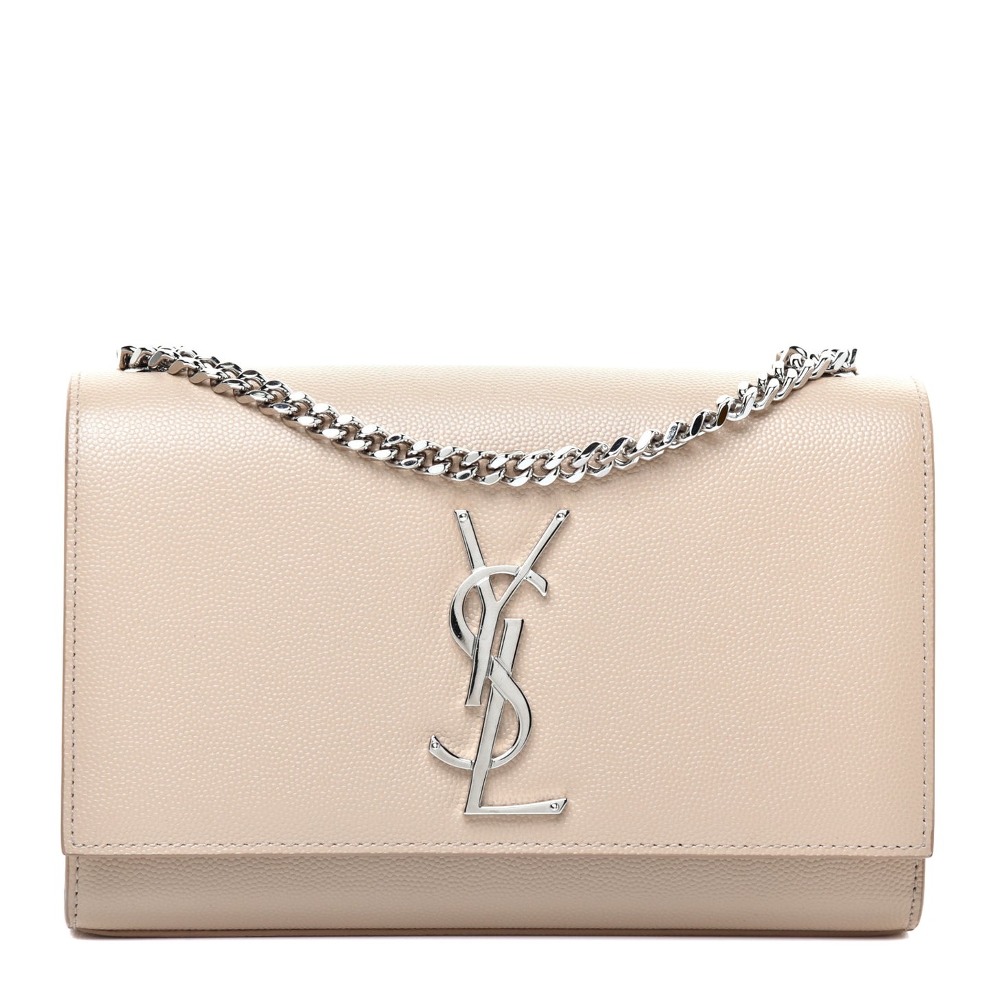 Grain De Poudre Small Monogram Kate Satchel Nude Powder