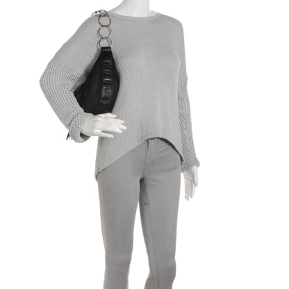 Chanel Mesh and Leather Sport Tassel Hobo Black 2 of 8