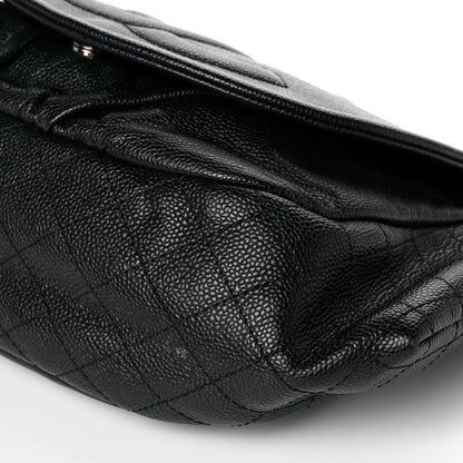 Chanel Caviar Half Moon Large Flap Black 9 of 12