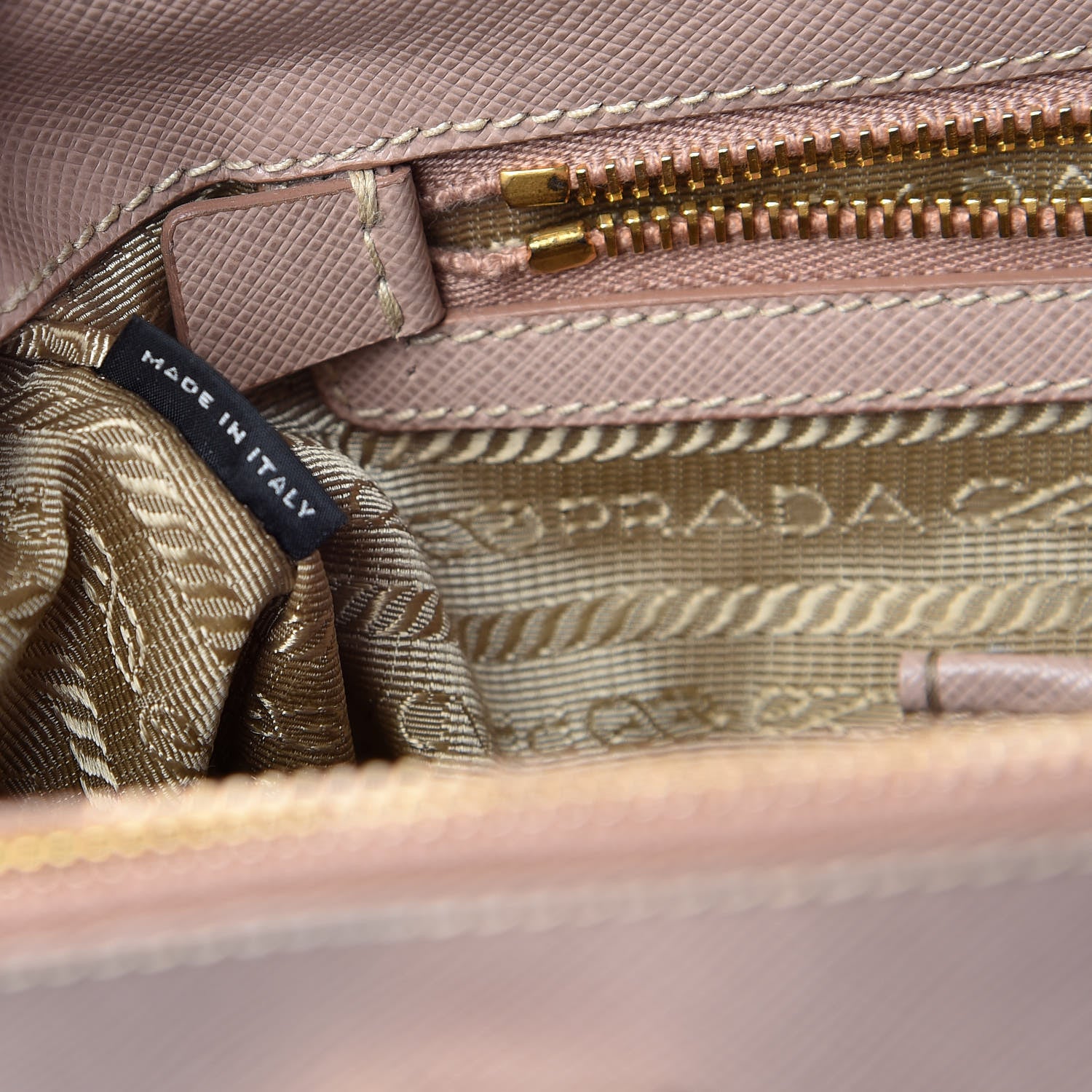 Prada Saffiano Medium Galleria Double Zip Tote Cammeo 13 of 18