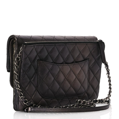Chanel Metallic Lambskin Pony Hair Quilted Multi Bag Bronze 2 of 13