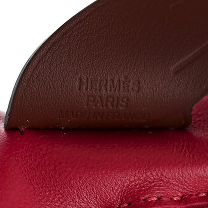 Hermes Milo Lambskin Grigri Rodeo Pegase Horse Bag Charm PM Framboise Rose Sakura Rouge Sellier 3 of 5