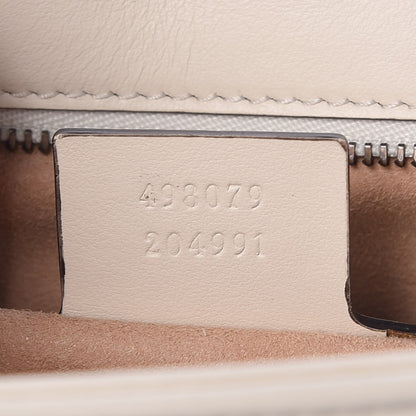Gucci Calfskin Matelasse GG Marmont Clutch Mystic White 7 of 7