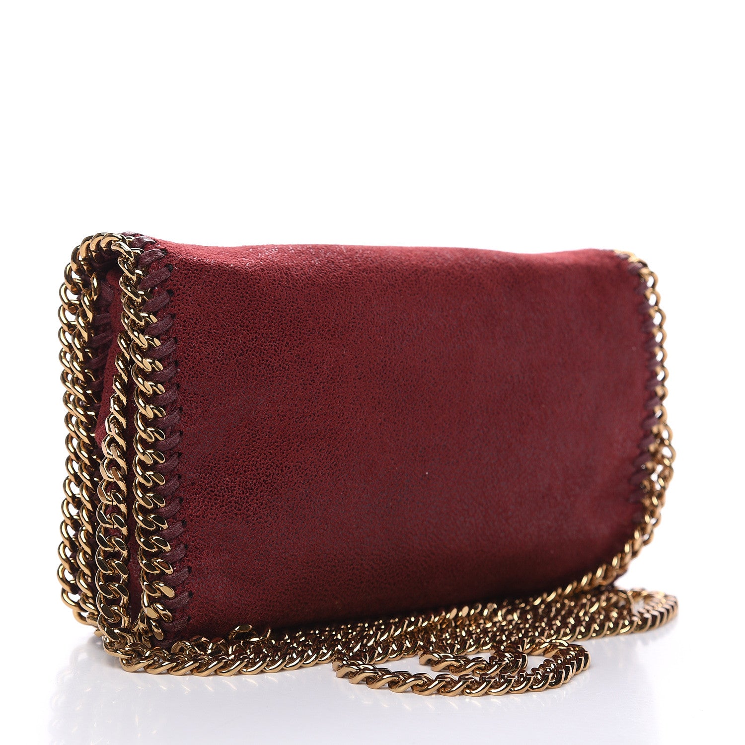 Stella McCartney Shaggy Deer Falabella Crossbody Bag Plum 3 of 9