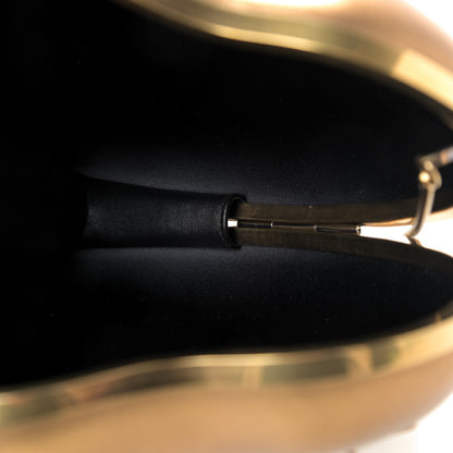Saint Laurent Smooth Calfskin Heart Monogram Love Box Crossbody Gold 4 of 4