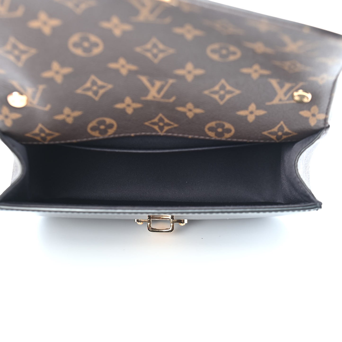Patent Calfskin Monogram Cherrywood BB Black