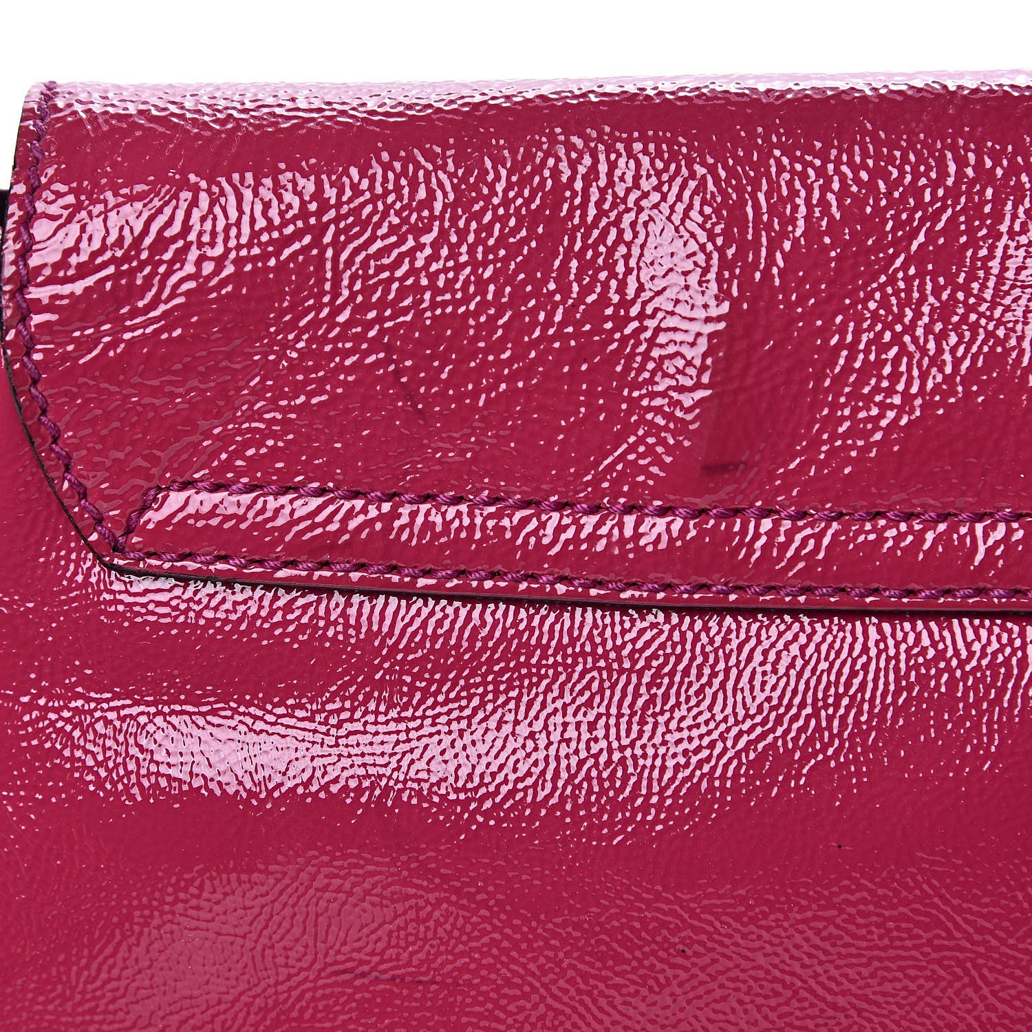 Gucci Patent Medium Soho Flap Crossbody Bright Bougainvillea 13 of 16