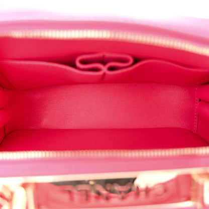 Chanel Lambskin Quilted Small Trendy CC Bowling Bag Pink 6 of 11