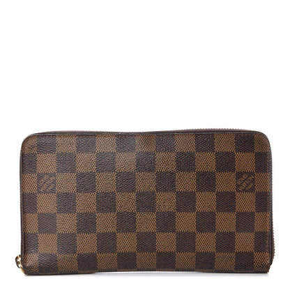 Louis Vuitton Damier Ebene Zippy Organizer Wallet 1 of 11