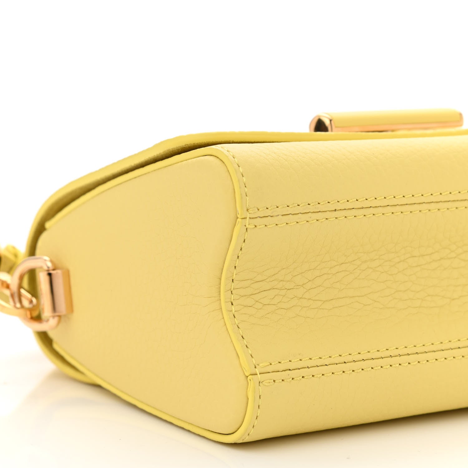 Louis Vuitton Taurillon Smooth Calfskin Scrunchie Twist One Handle PM Yellow 9 of 10