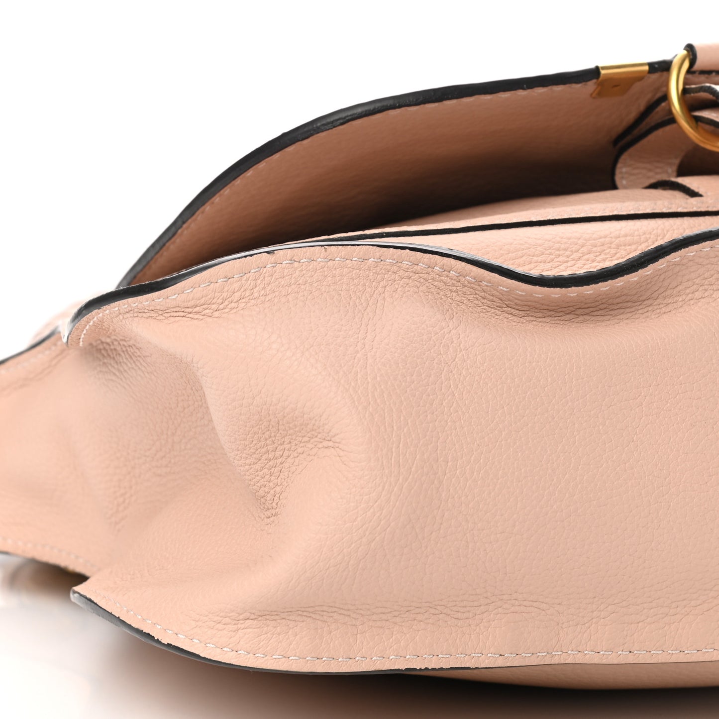 Calfskin Medium Marcie Satchel Pale Pink