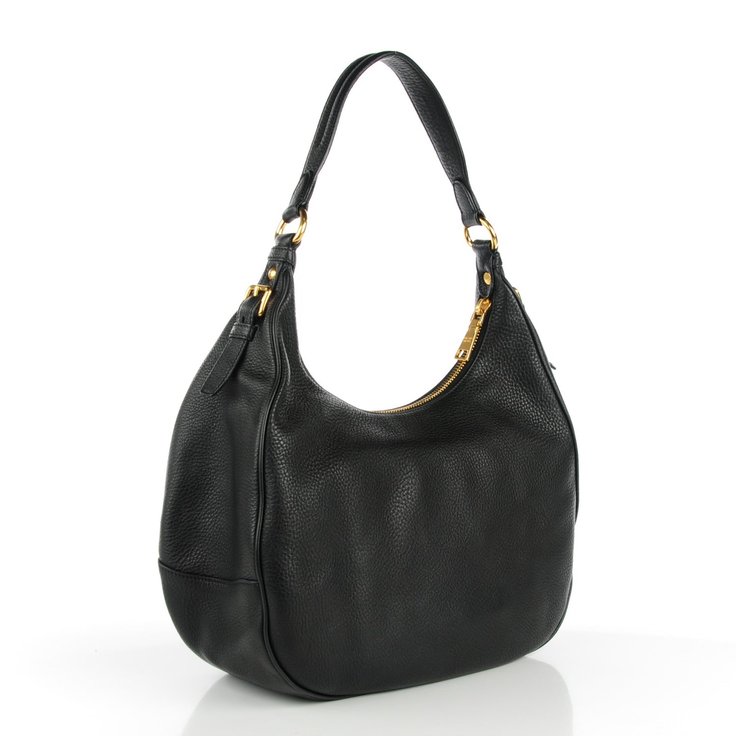 Vitello Daino Hobo Nero Black