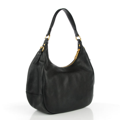 Prada Vitello Daino Hobo Nero Black 3 of 7