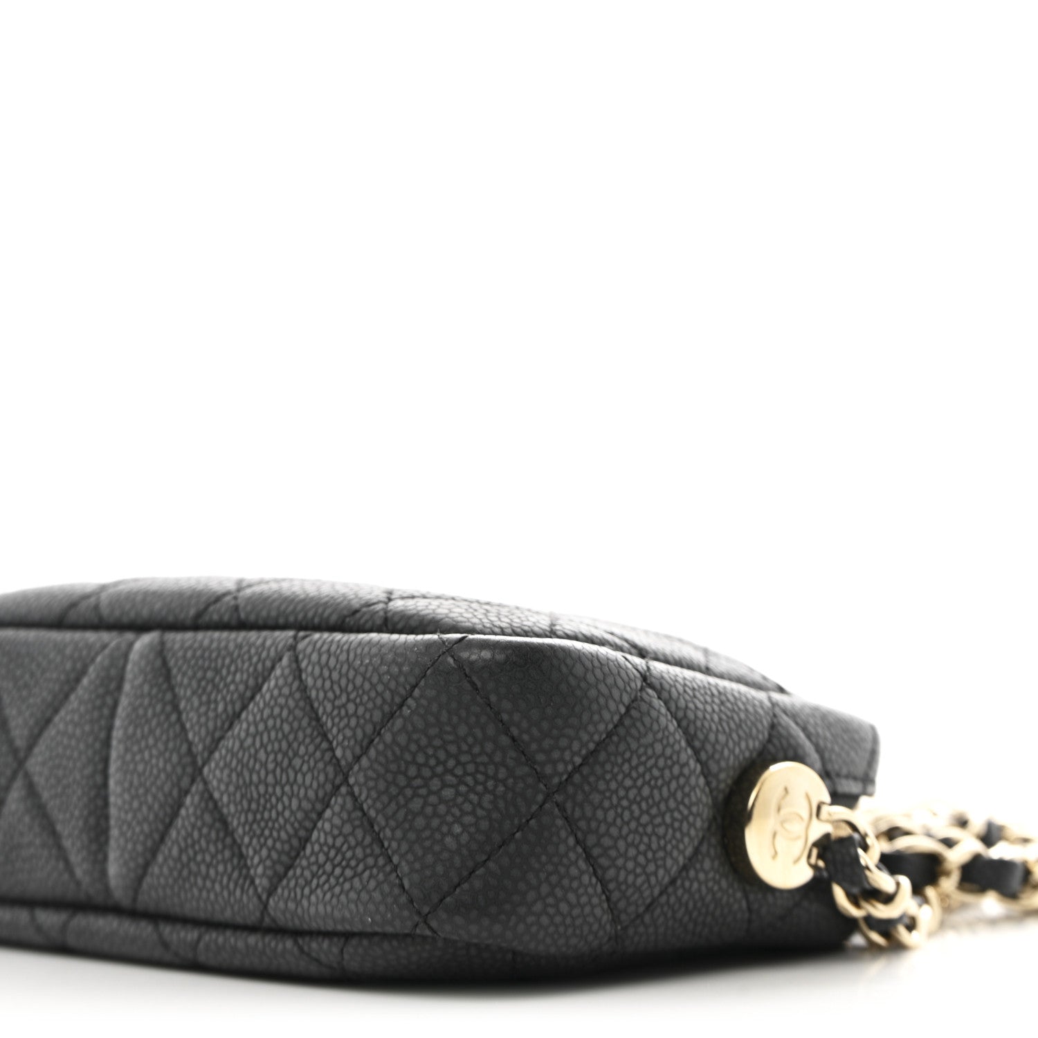 Chanel Iridescent Caviar Quilted Mini Coco Tassel Camera Case Black 10 of 10