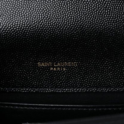 Saint Laurent Grain De Poudre Small Classic Monogram Kate Tassel Satchel Black 7 of 10