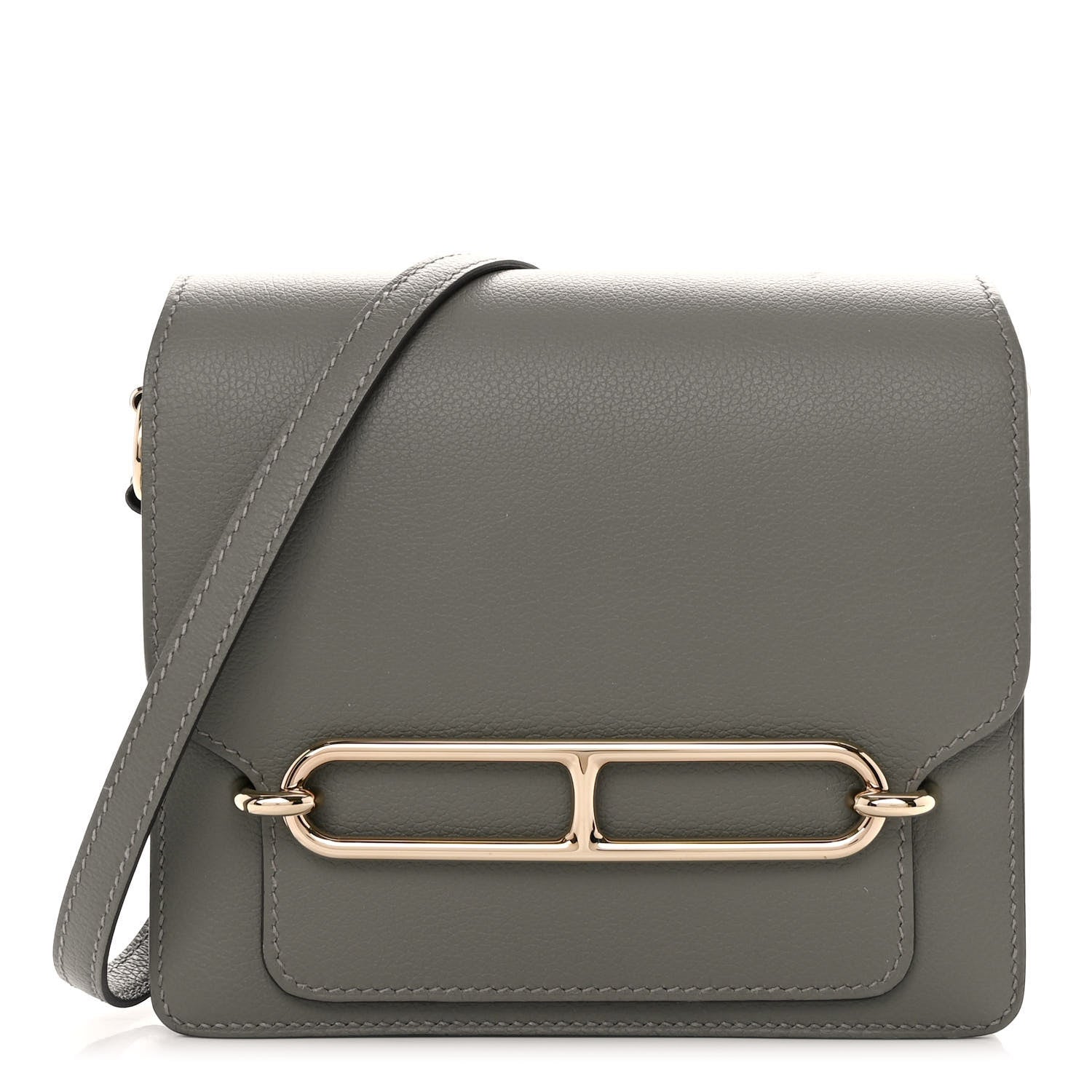 Hermes Evercolor Mini Sac Roulis Gris Meyer 1 of 12
