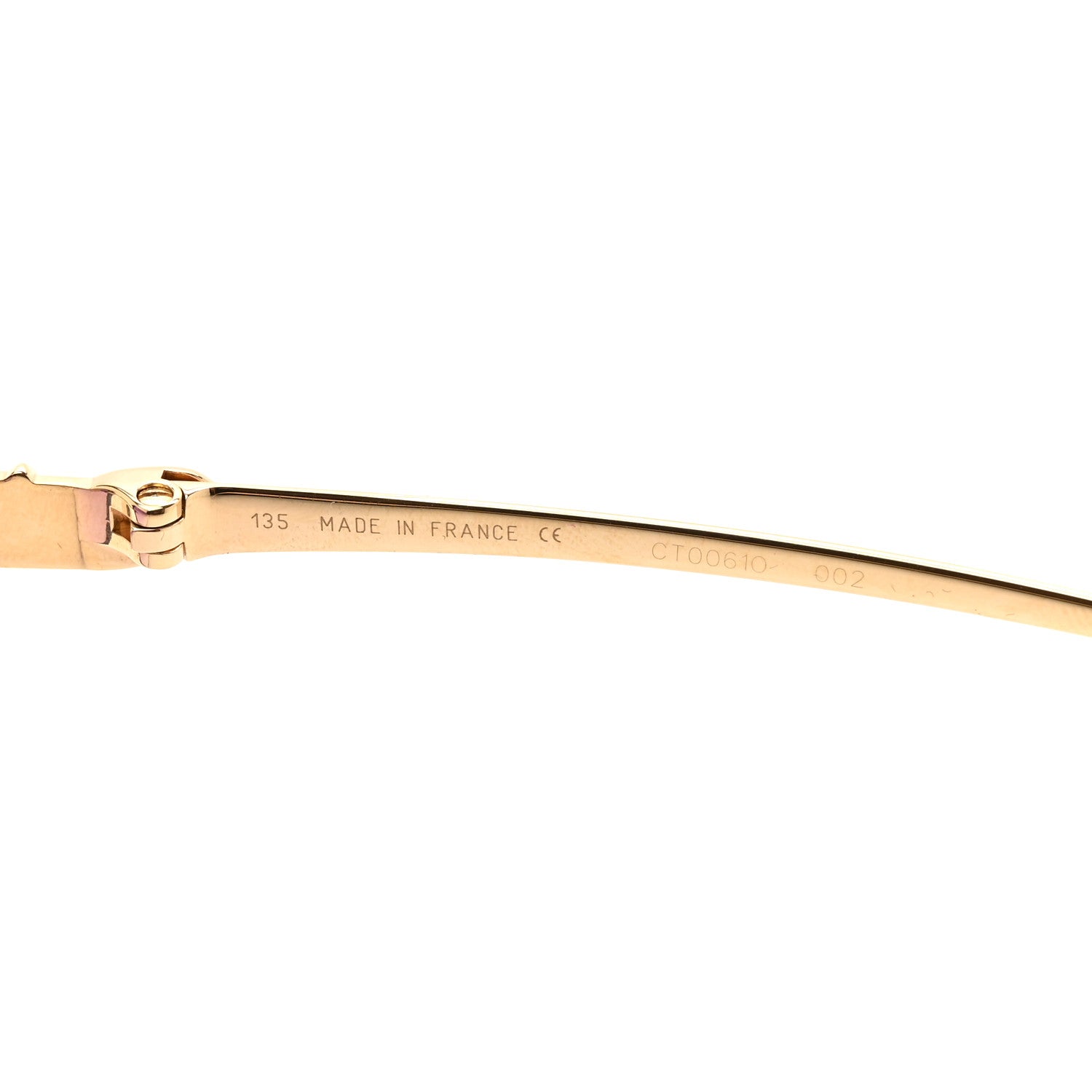 Cartier Metal Rimless Sunglasses CT0030O-002 Purple 11 of 15