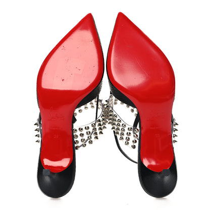 Christian Louboutin Nappa PVC Levita 55 Pumps 39 Black 5 of 7