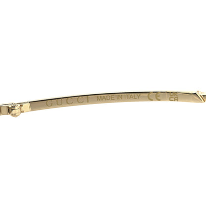 Gucci Metal Mask Shaped Frame Sunglasses GG1560S Gold 5 of 7