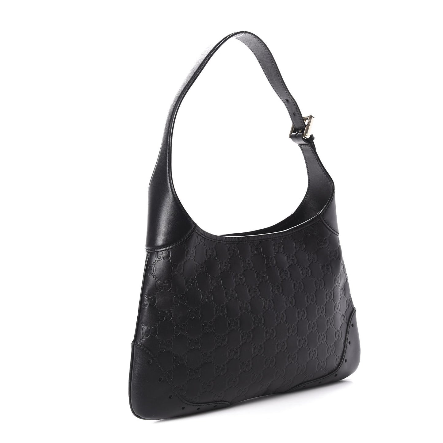 Guccissima Punch Hobo Black