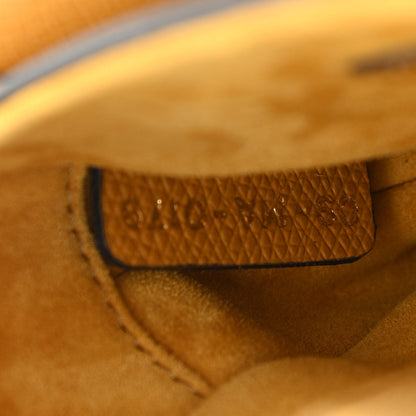 Christian Dior Grained Calfskin Mini Saddle Bag Dark Yellow 7 of 13