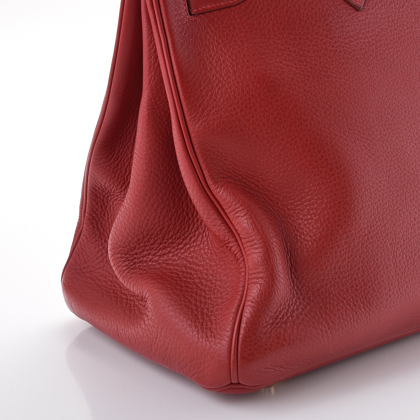 Taurillon Clemence Birkin 40 Rouge Casaque