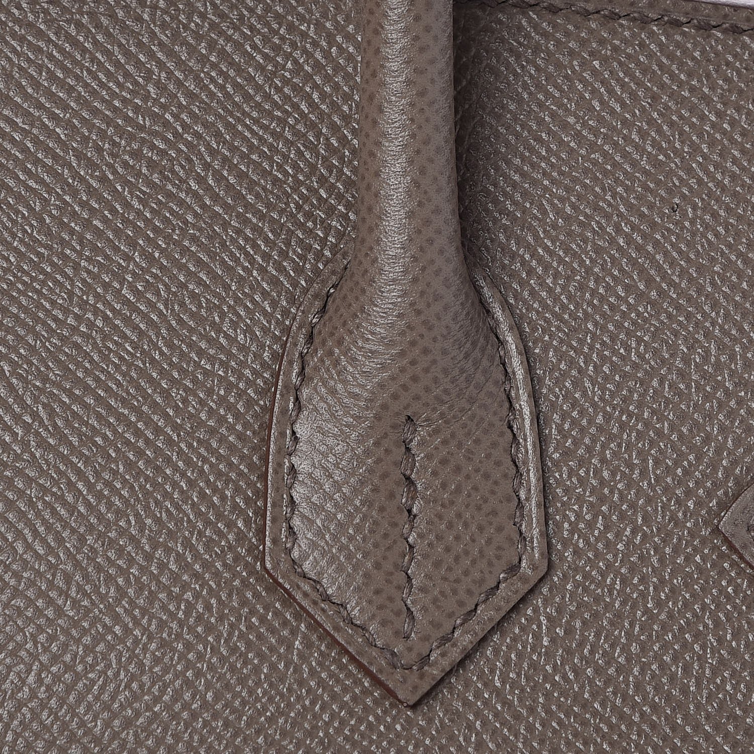 Hermes Epsom Birkin 30 Etain 31 of 35