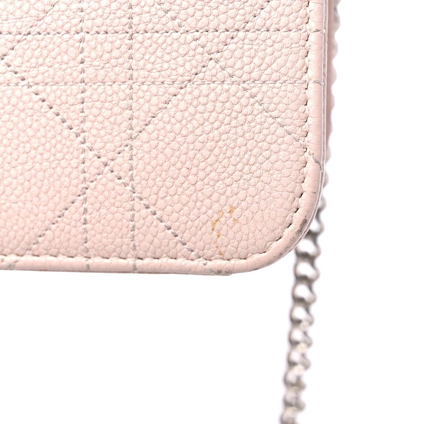 Grained Calfskin Cannage Miss Dior Promenade Pink Yellow