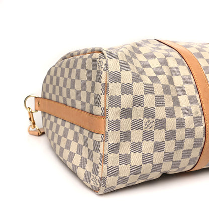 Louis Vuitton Damier Azur Keepall Bandouliere 45 7 of 9