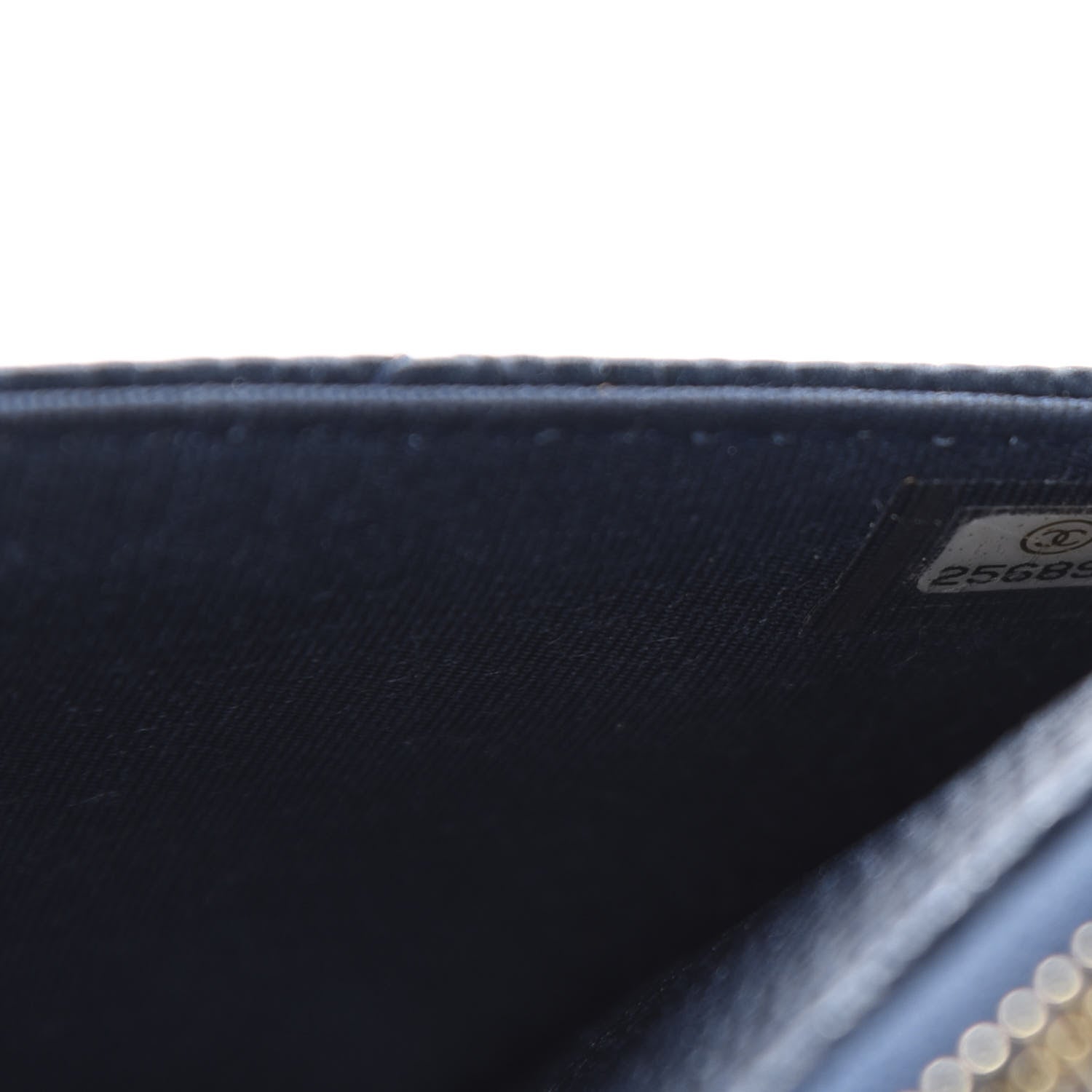 Chanel Iridescent Caviar Quilted Golden Class Wallet On Chain WOC Navy 10 of 11
