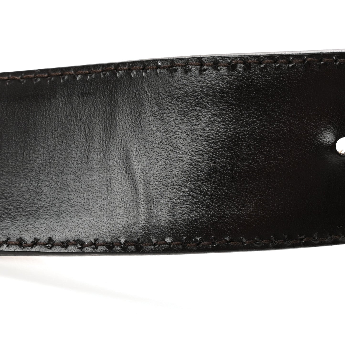 Monogram Interlocking G Belt 80 32 Dark Brown