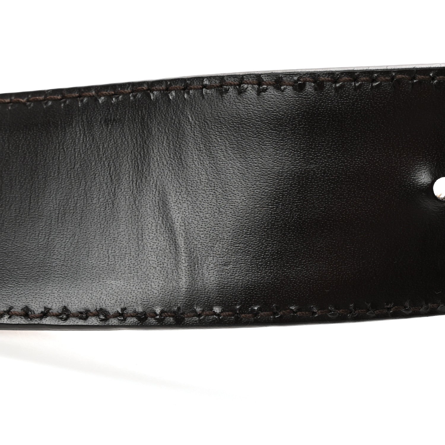 Gucci Monogram Interlocking G Belt 80 32 Dark Brown 7 of 9