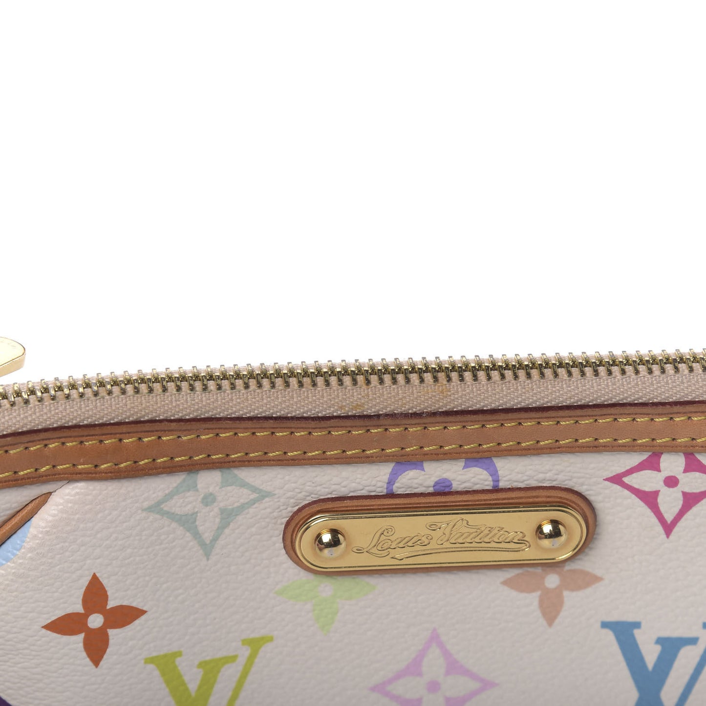Monogram Multicolor Pochette Milla MM White