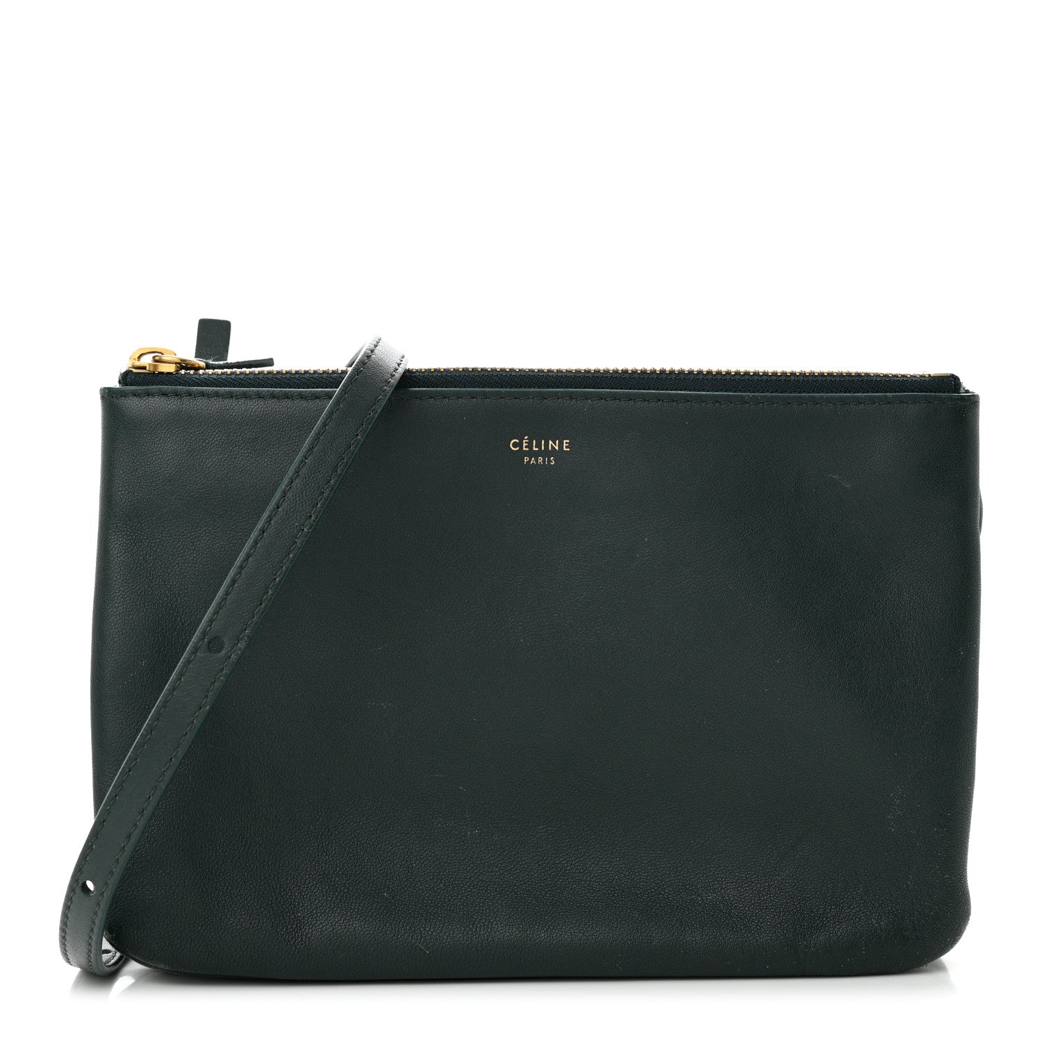 Celine Lambskin Small Trio Crossbody Bag Amazone 1 of 18